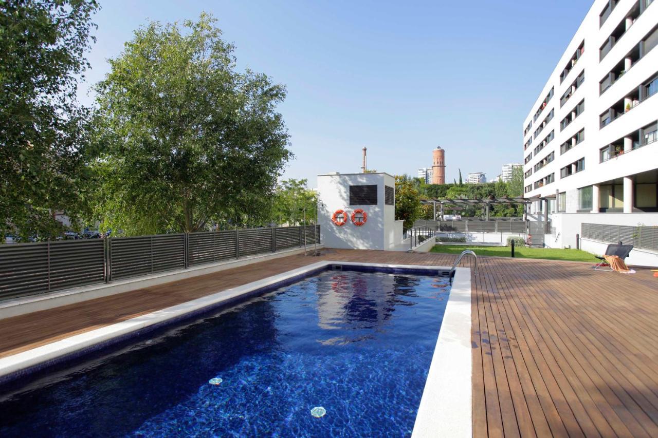 1217 - Pool And Beach Nice Apartment II 바르셀로나 외부 사진